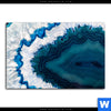 Acrylglasbild Blauer Achat Querformat Motivvorschau