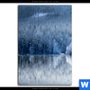 Acrylglasbild Frostiger Wald Hochformat Motivvorschau