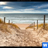 Poster Nordseekueste Wolken Quadrat Zoom